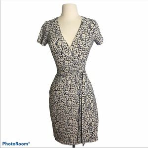 DVF New Julian Two Daisies Wrap Dress